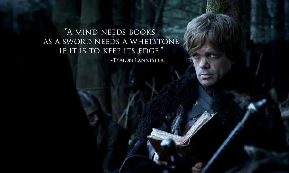Tyrion on reading