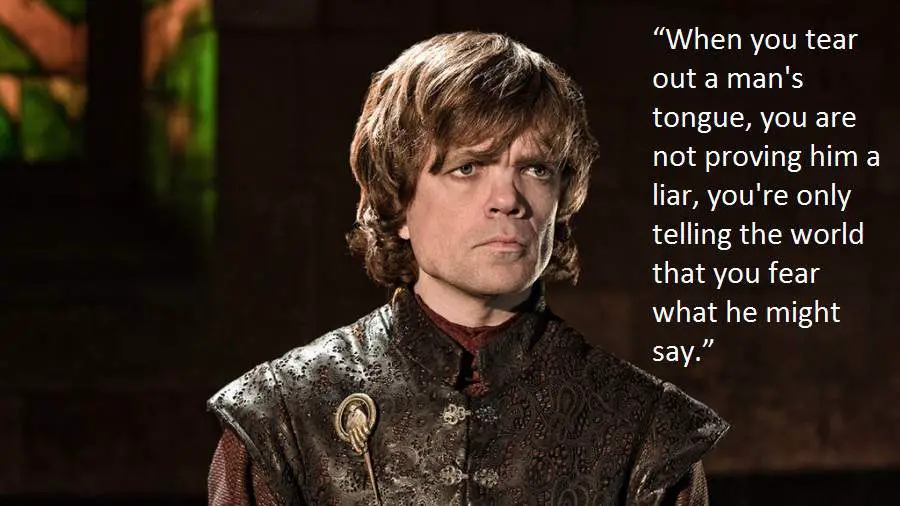 What Tyrion can teach