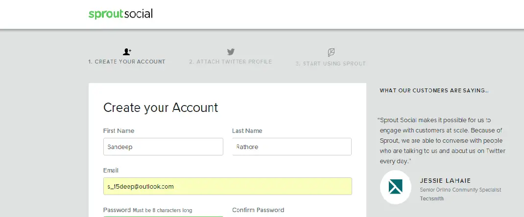 Sprout Social Login